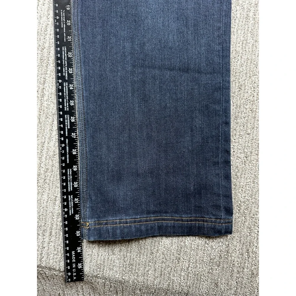 Duluth Trading Jeans Mens 37x34 Blue Ballroom Double Flex Straight Leg Denim